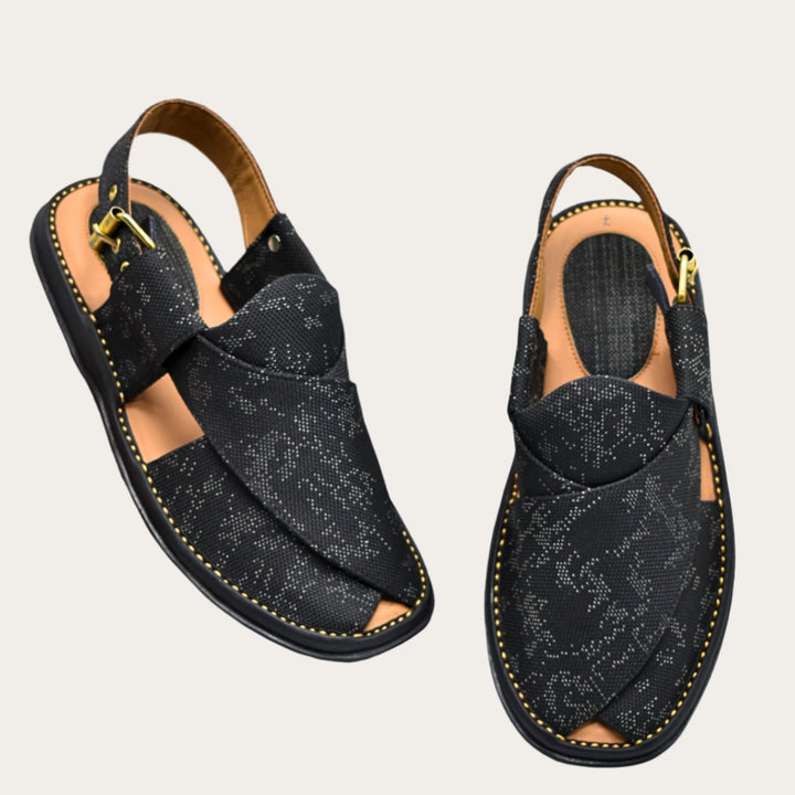 GoGo Brown Fabric chappal