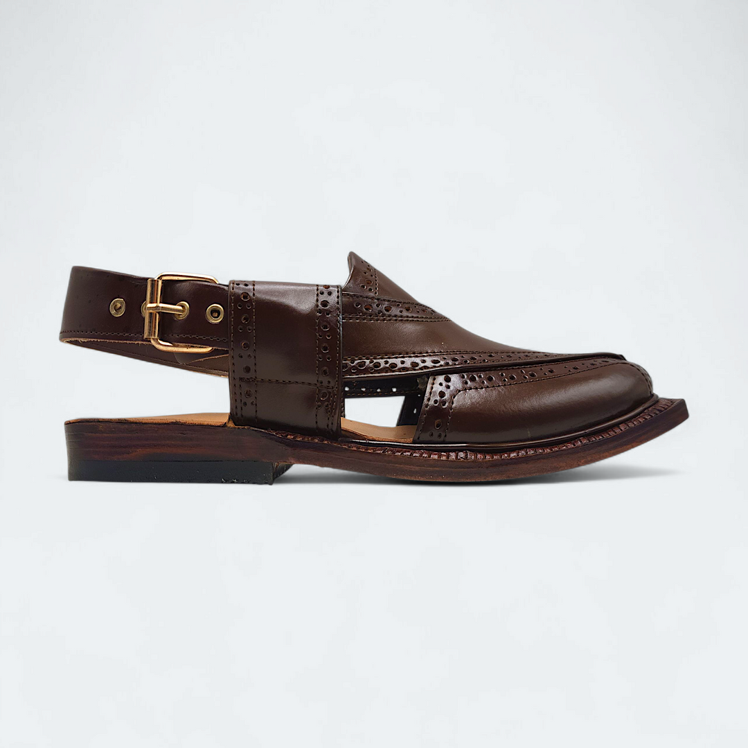 Pihno Premium Shaheen Sandal ( Brown )