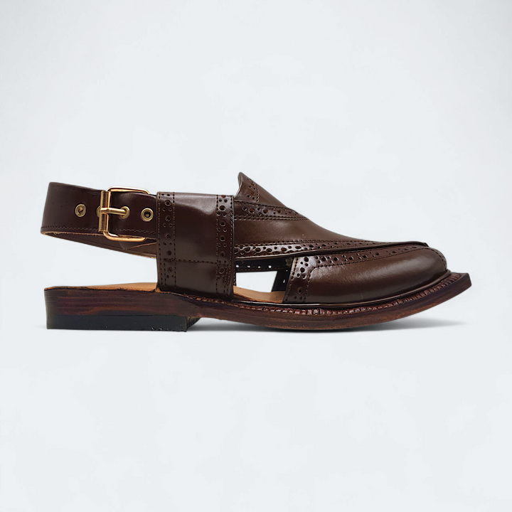 Pihno Premium Shaheen Sandal ( Brown )