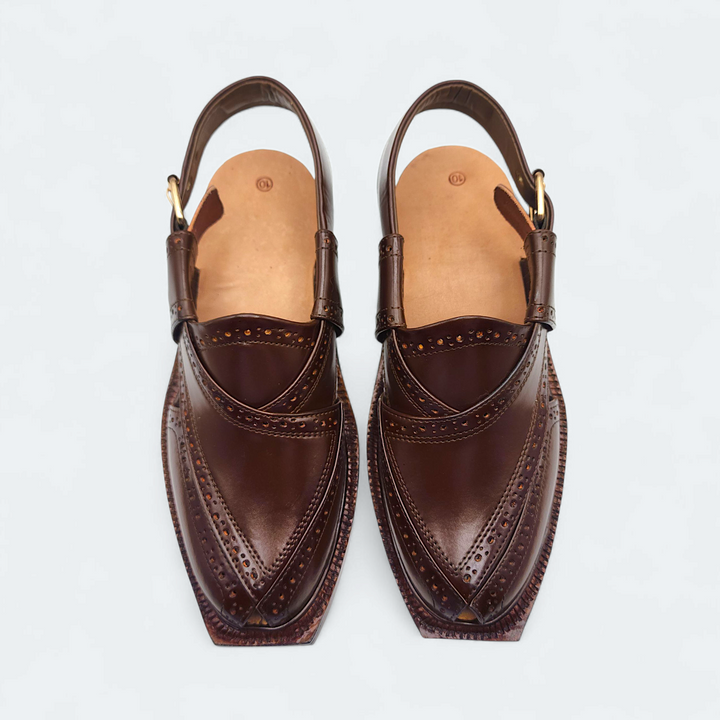 Pihno Premium Shaheen Sandal ( Brown )