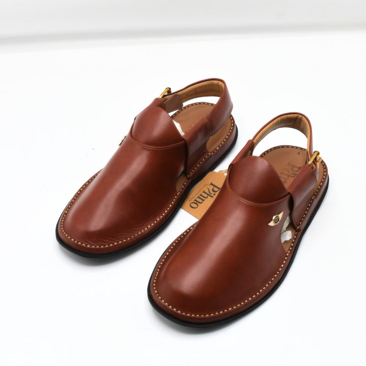 Pihno Red Brown Dolphin Sandal