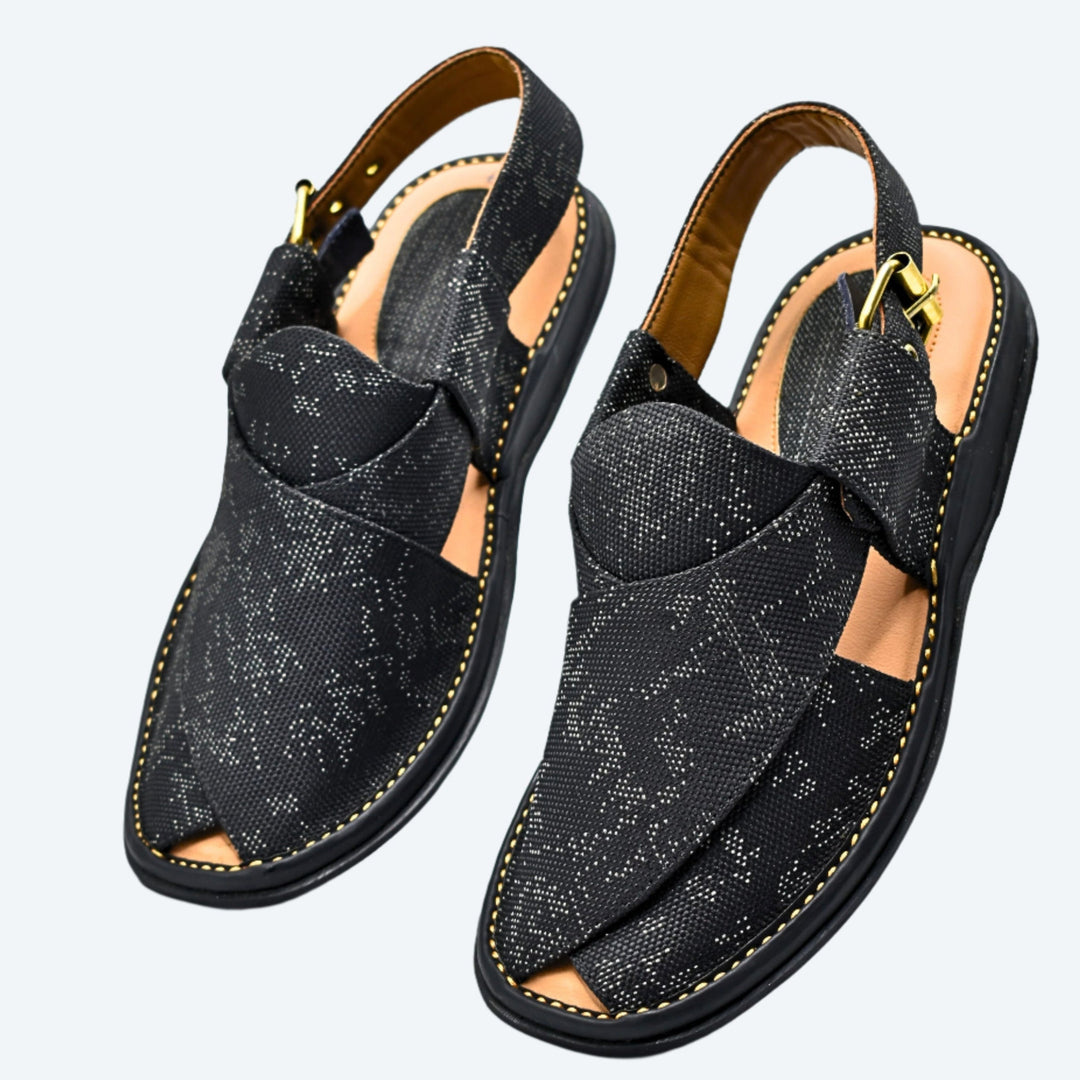 GoGo Brown Fabric chappal