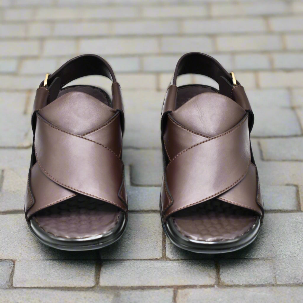 Pihno Dark Brown Medicated Sandal