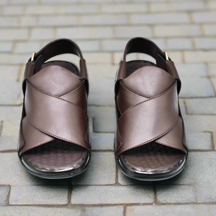 Pihno Dark Brown Medicated Sandal