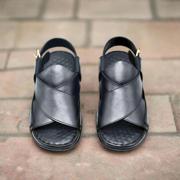 Pihno Black Medicated Sandal