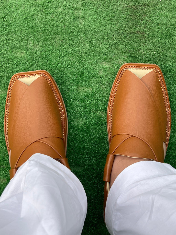 Kaptan Medicated Chappal Mustard