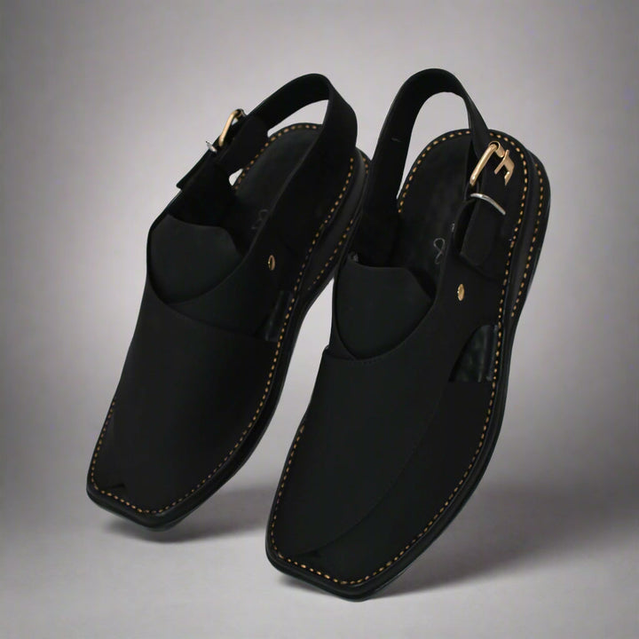 Pihno  light Brown Zardari chappal