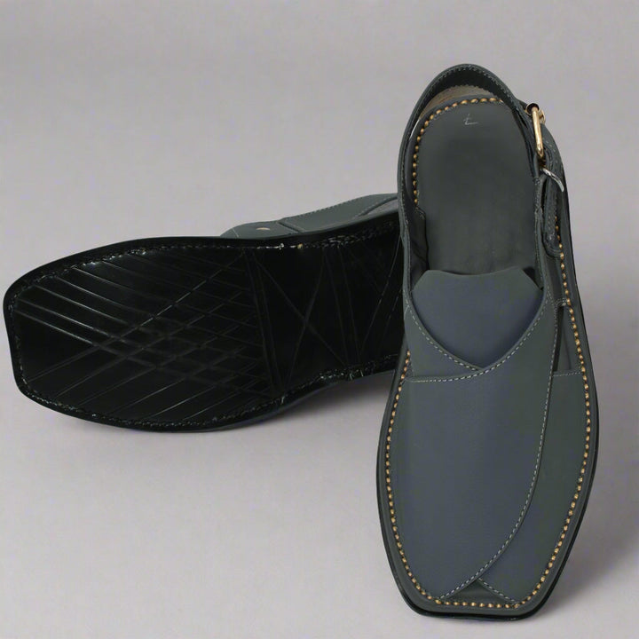 Pihno White Doted Zardari chappal