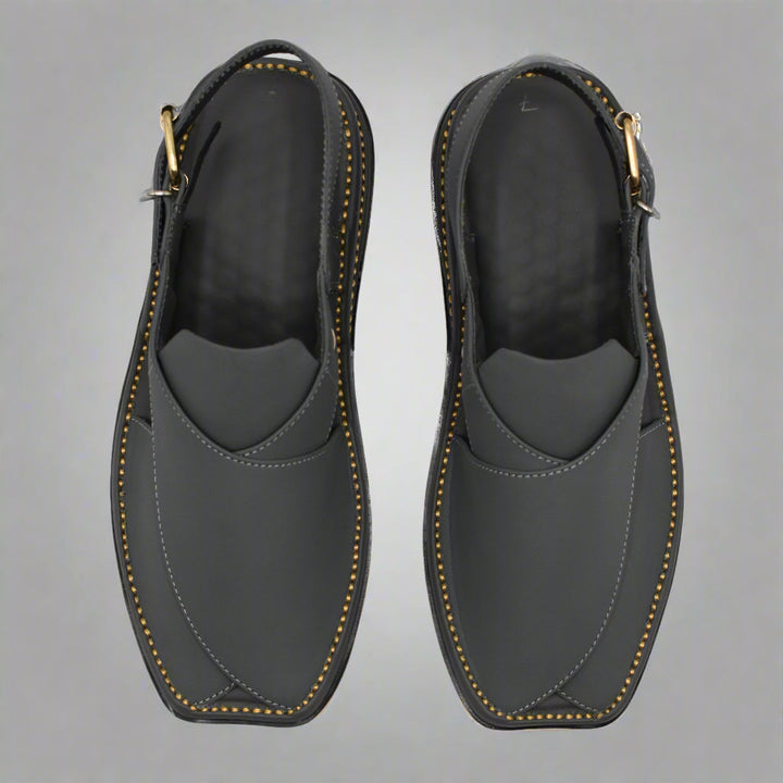 Pihno White Doted Zardari chappal