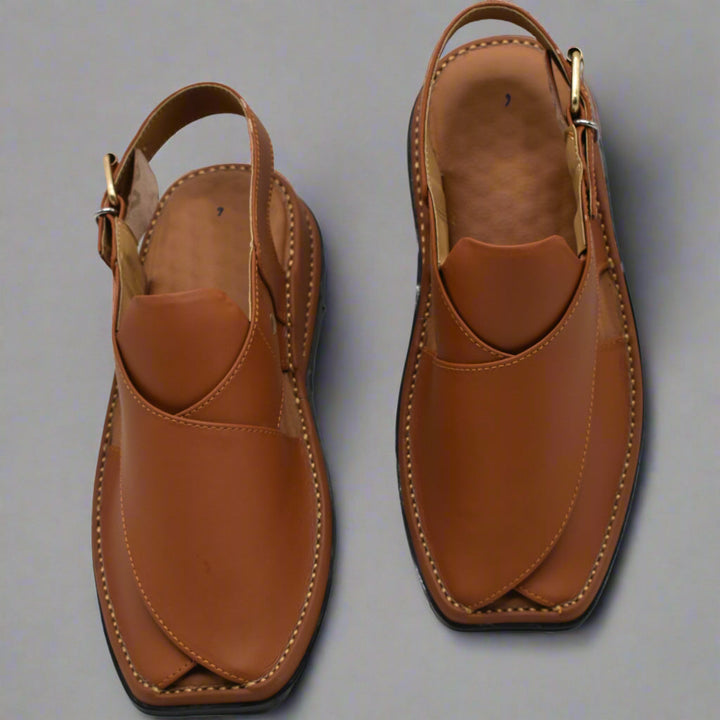 Pihno White Doted Zardari chappal