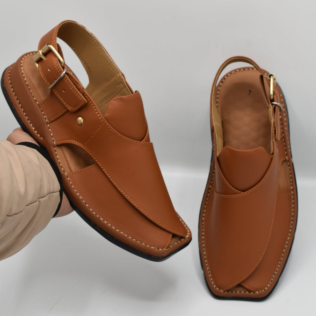 Pihno White Doted Zardari chappal