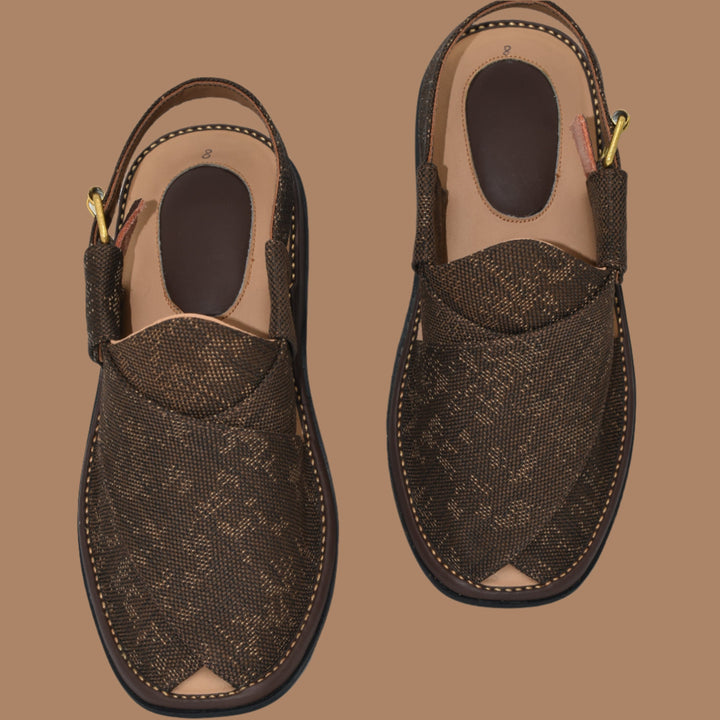 GoGo Black Fabric chappal