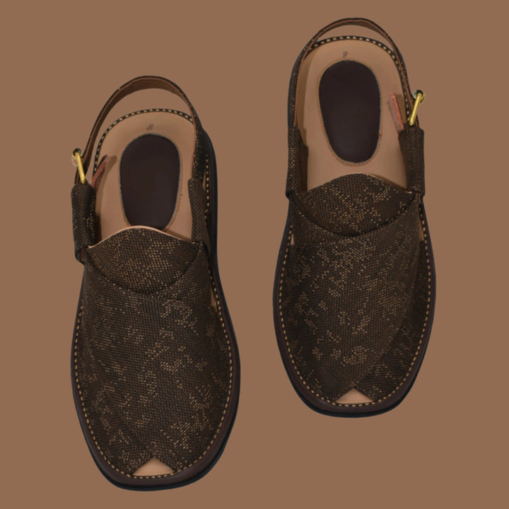 GoGo Brown Fabric chappal