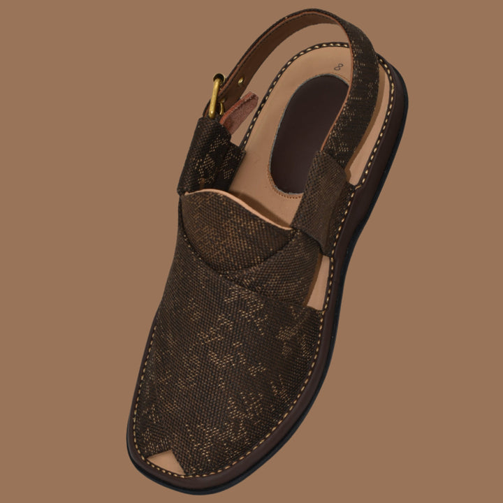 GoGo Black Fabric chappal