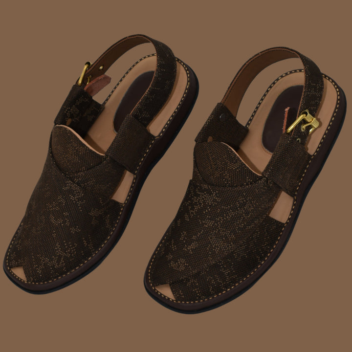 GoGo Black Fabric chappal