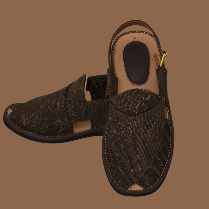 GoGo Brown Fabric chappal