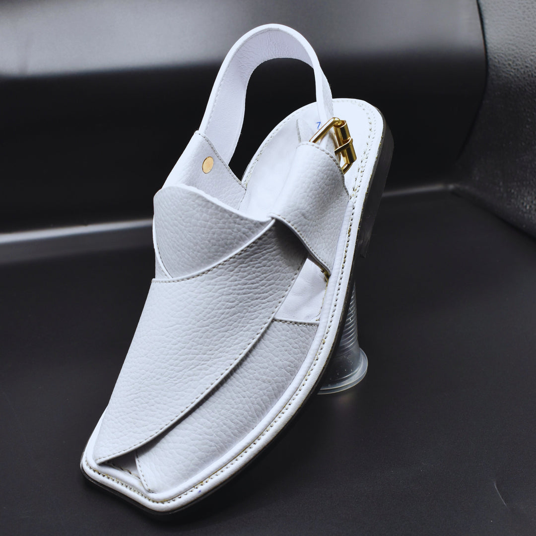 Pihno White Doted smart zalmi Chappal