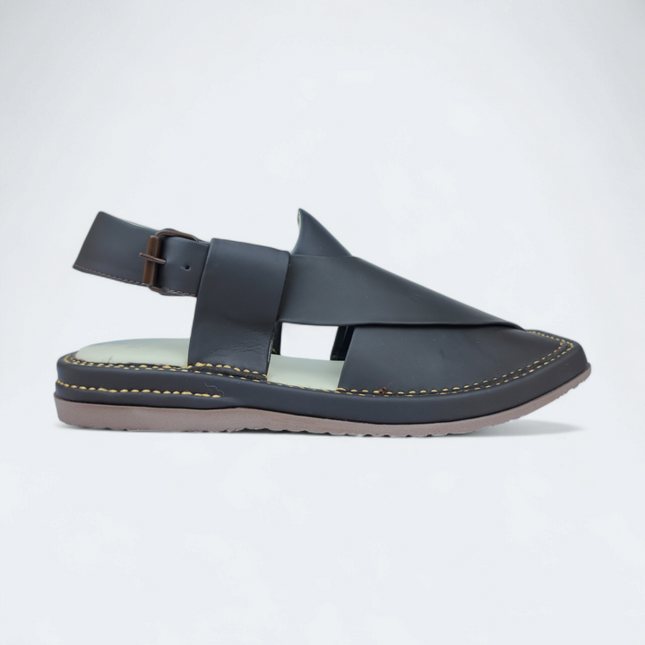 Kaptan Medicated Chappal Brown