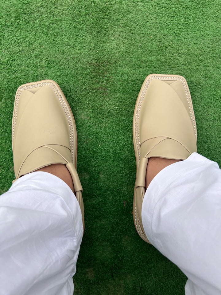 Kaptan Medicated Chappal Genuine Cream