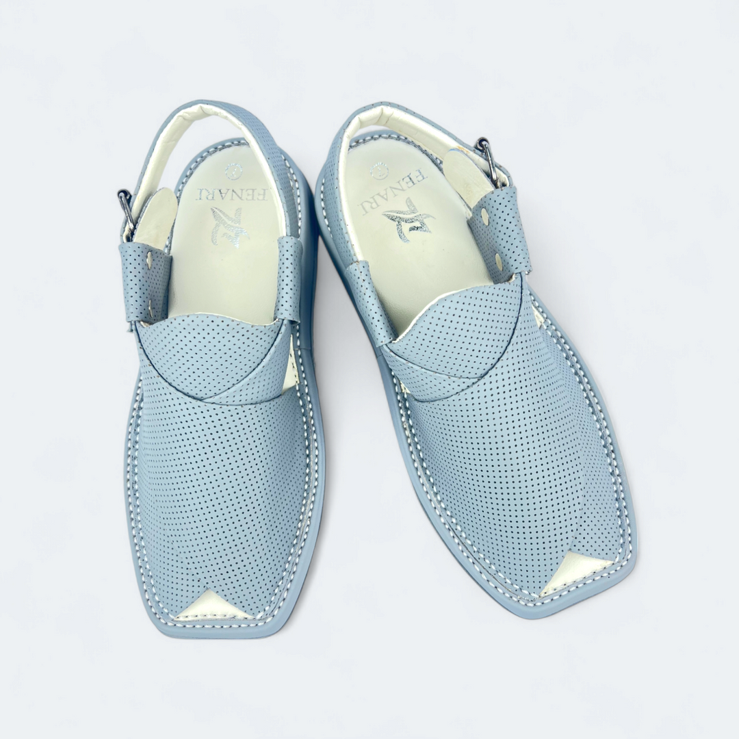 Kaptan Medicated Chappal Light Sky