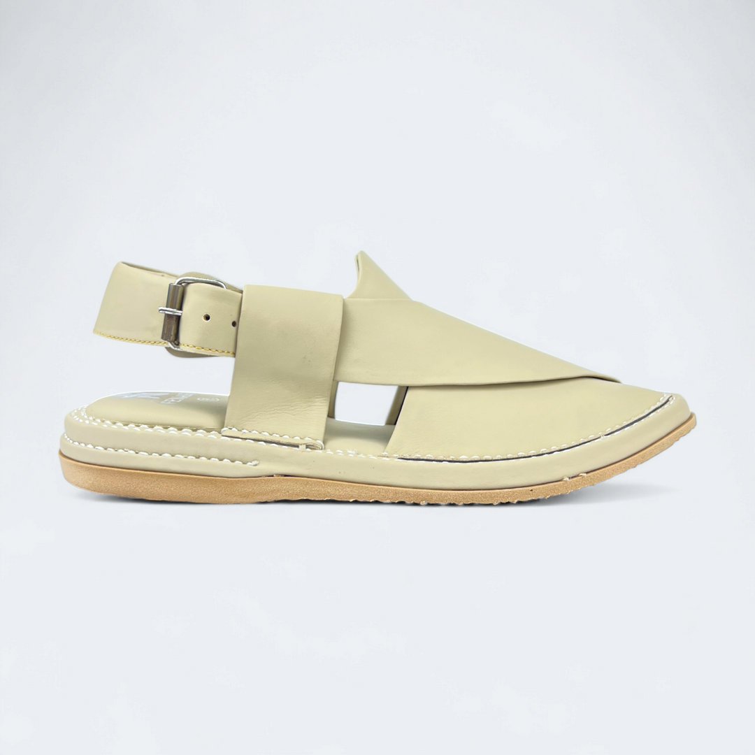 Kaptan Medicated Chappal Genuine Cream