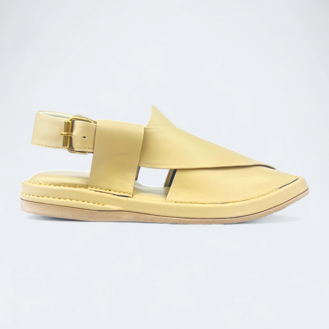 Kaptan Medicated Chappal Gold
