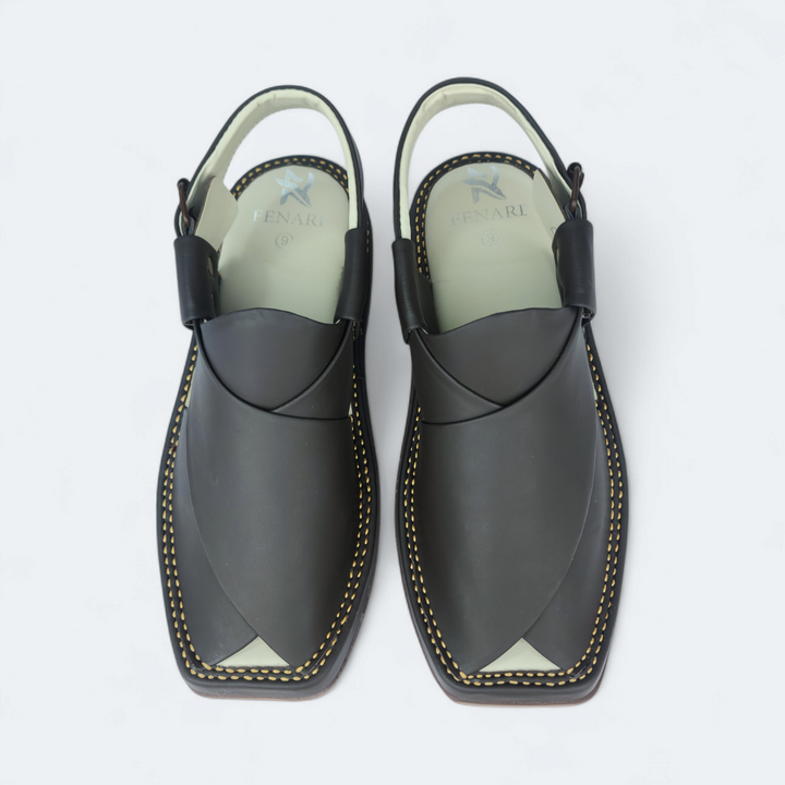 Kaptan Medicated Chappal Brown