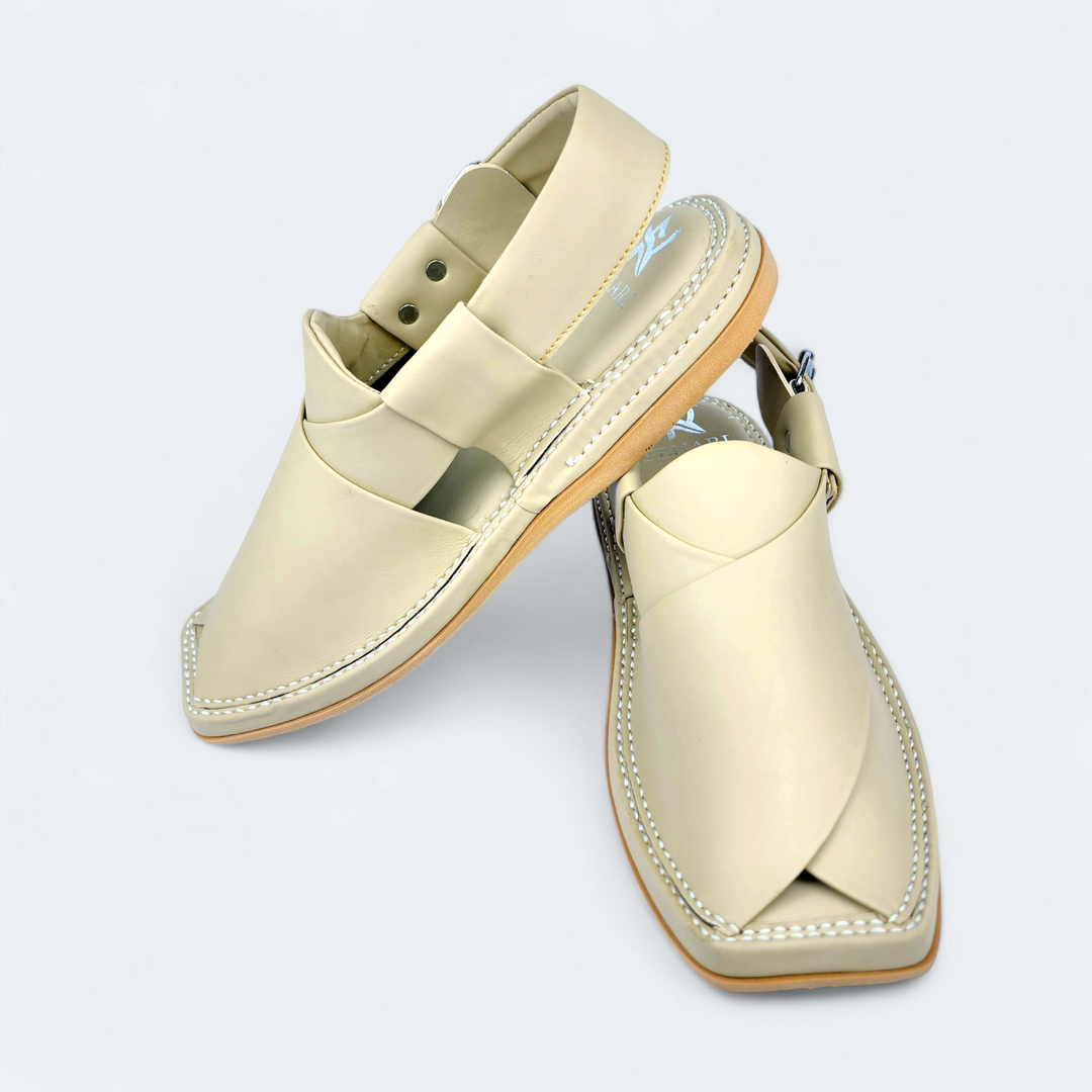 Kaptan Medicated Chappal Genuine Cream