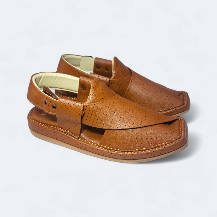 Kaptan Medicated Chappal Marron