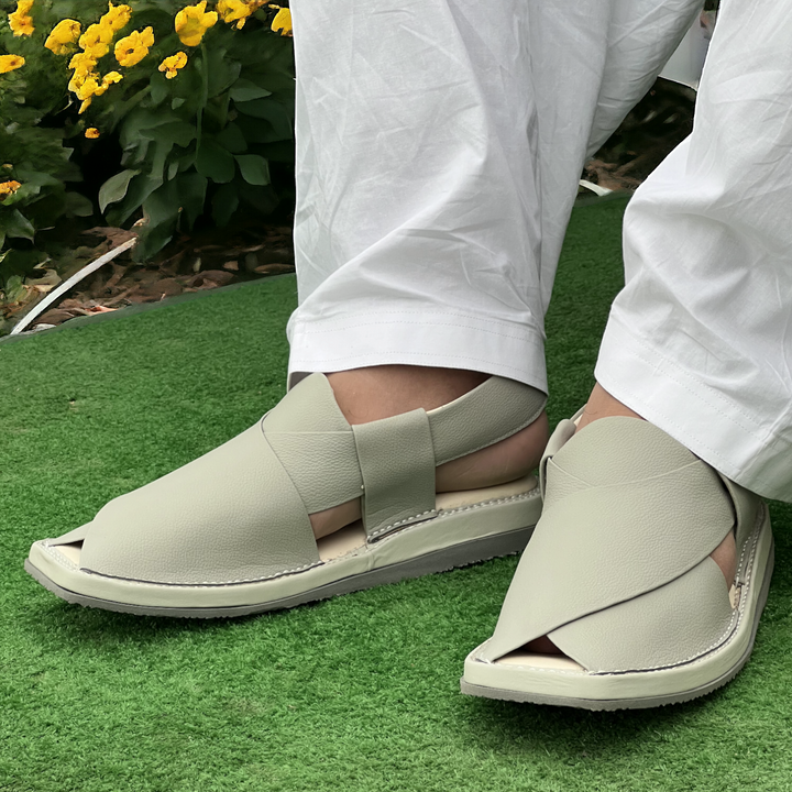 Kaptan Medicated Chappal Grey