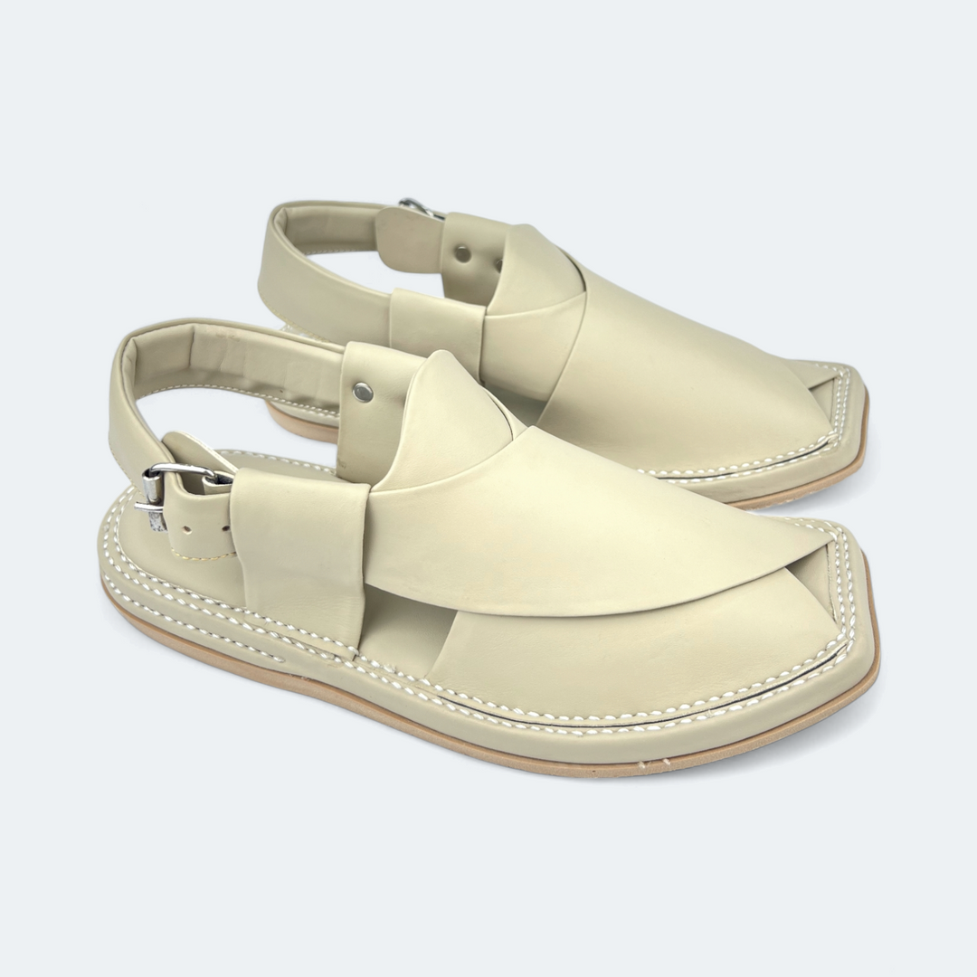 Kaptan Medicated Chappal Genuine Cream