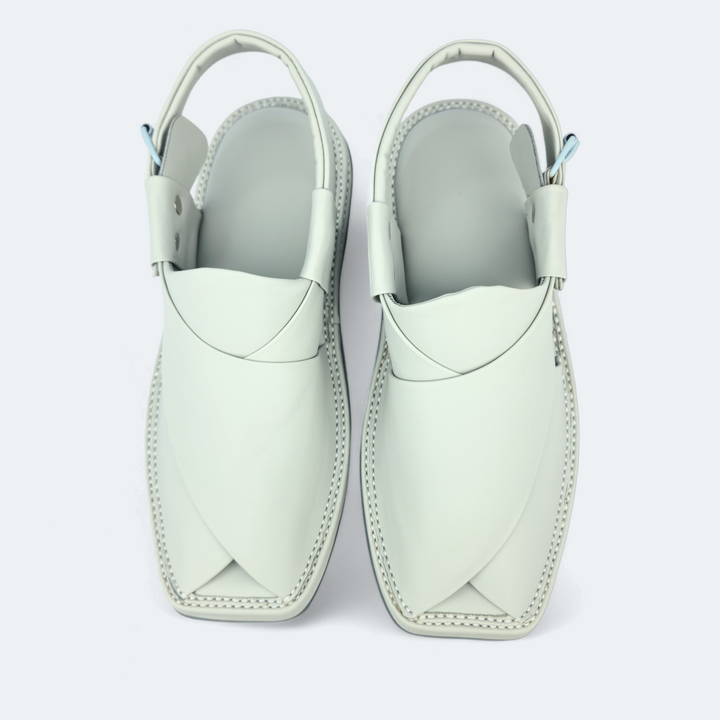 Kaptan Medicated Chappal White