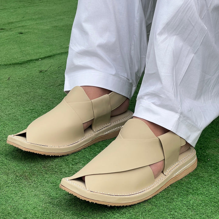 Kaptan Medicated Chappal Genuine Cream