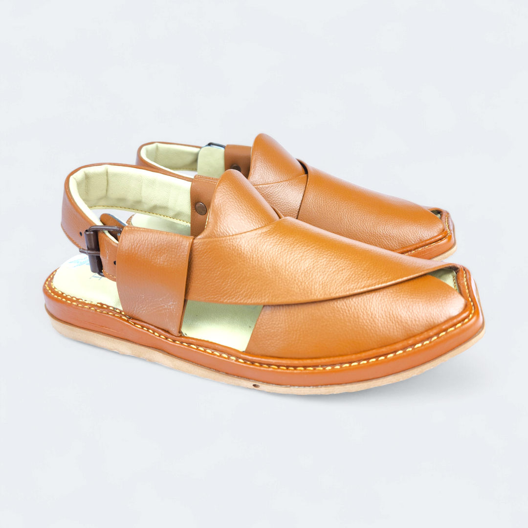 Kaptan Medicated Chappal Mustard