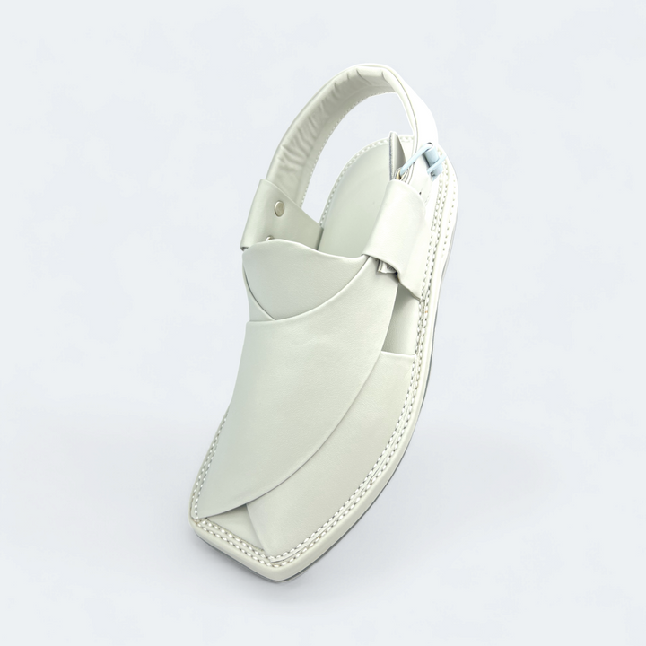 Kaptan Medicated Chappal Whitish Grey
