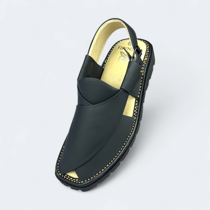 GOGO Medicated Chappal Matte Black