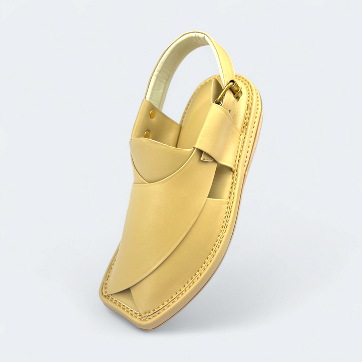 Kaptan Medicated Chappal Gold