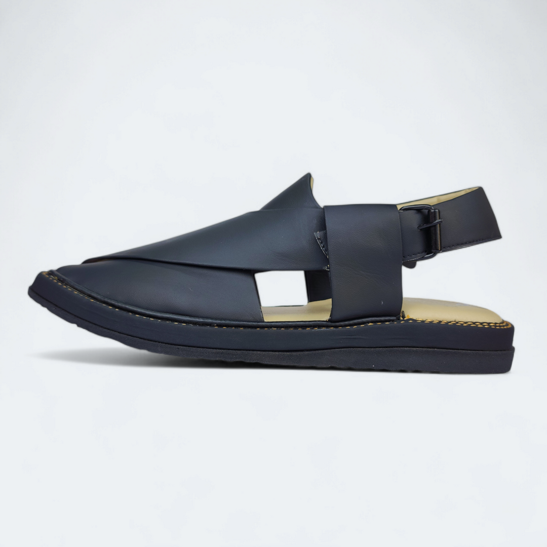 GOGO Medicated Chappal Matte Black
