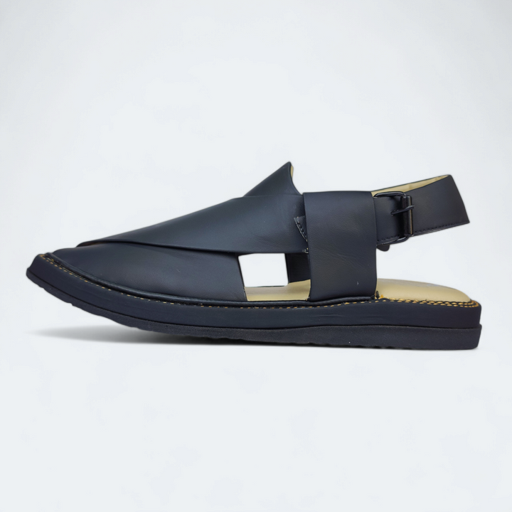 GOGO Medicated Chappal Matte Black