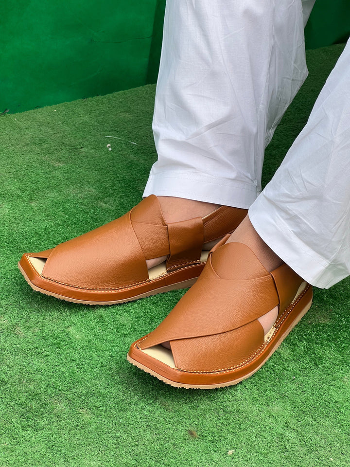 Kaptan Medicated Chappal Mustard