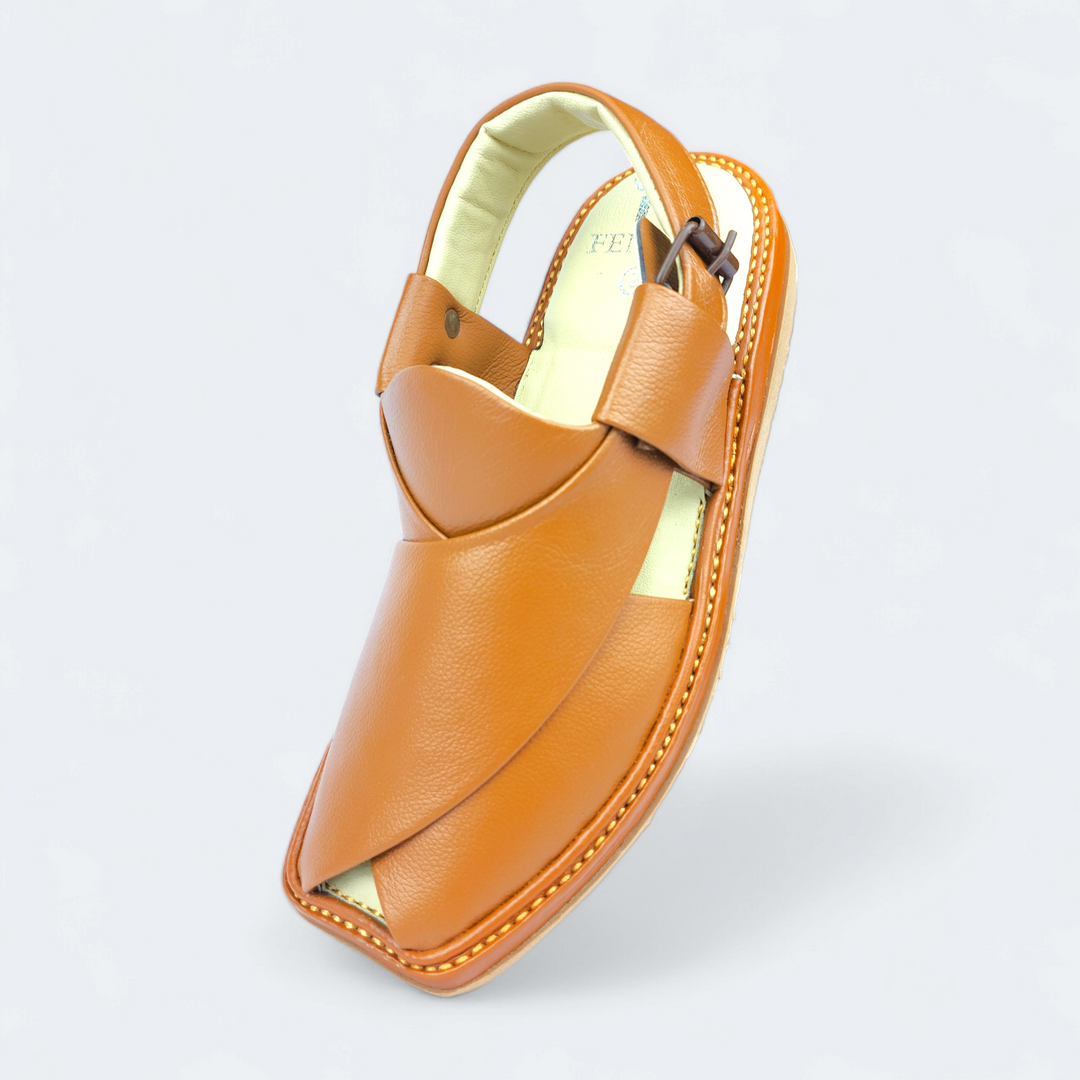 Kaptan Medicated Chappal Mustard