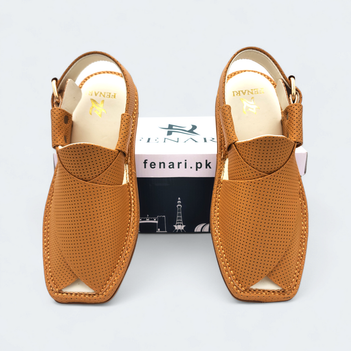 Kaptan Medicated Chappal Dotted Yellow