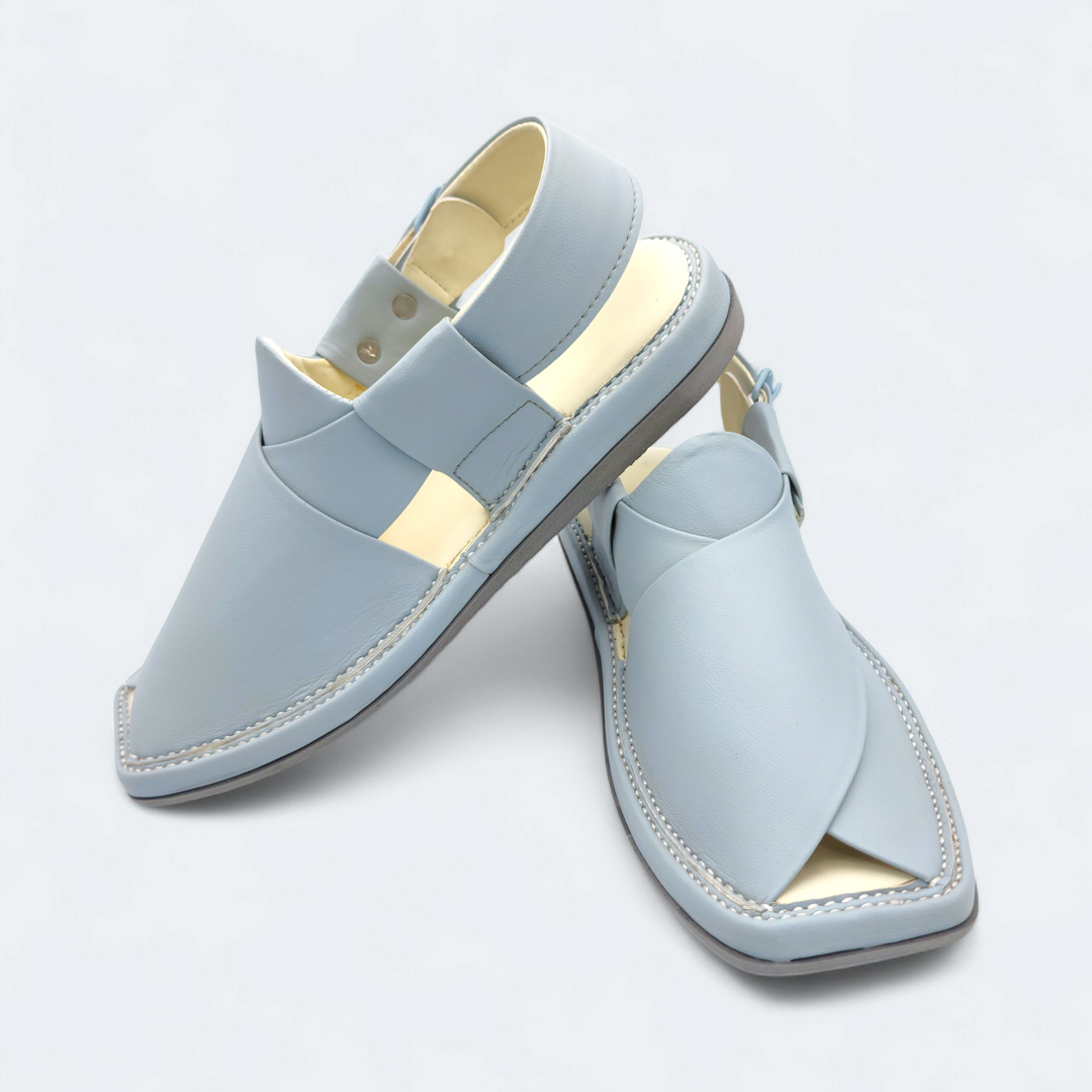 Kaptan Medicated Chappal Light Sky