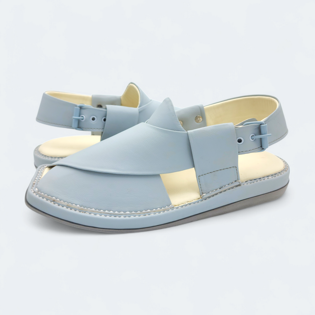 Kaptan Medicated Chappal Light Sky