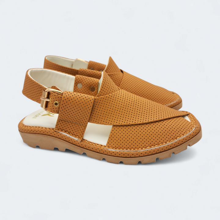 Gogo Medicated Chappal Dotted Yellow