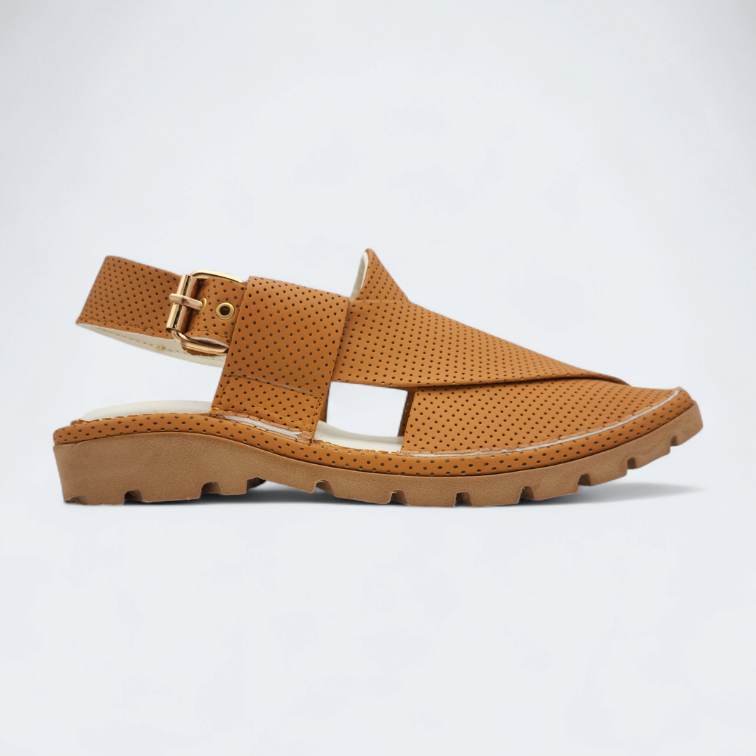 Gogo Medicated Chappal Dotted Yellow