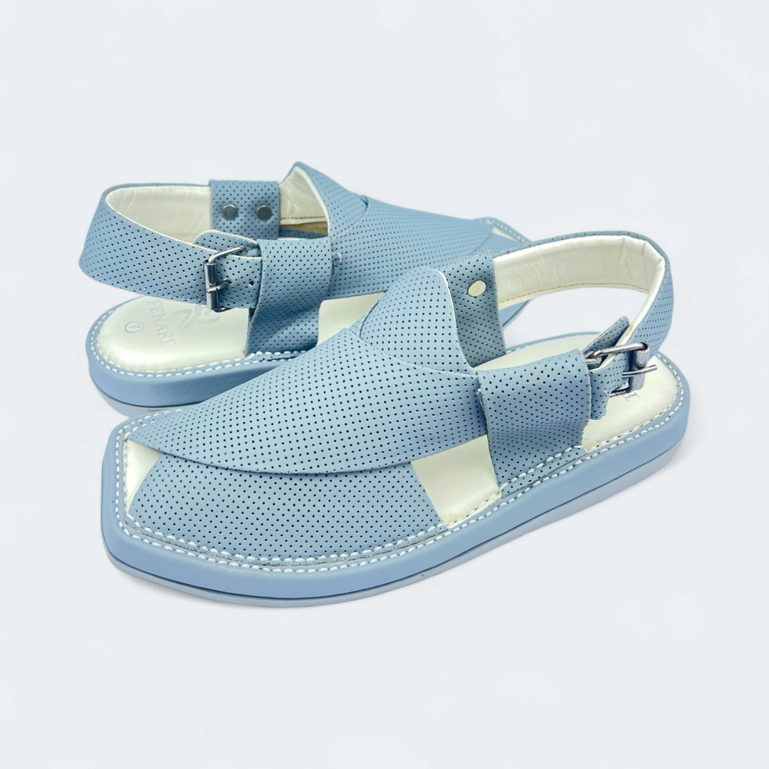 Kaptan Medicated Chappal Light Sky