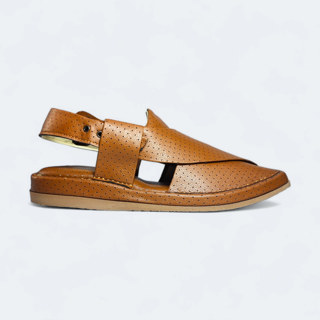 Kaptan Medicated Chappal Marron