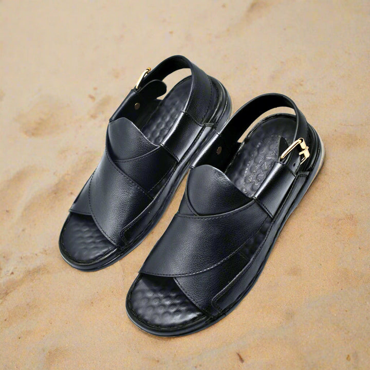 Pihno Black Medicated Sandal