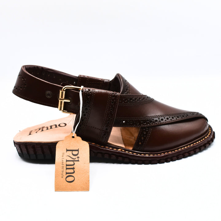 Pihno Kingra Sandal ( Dark Brown )